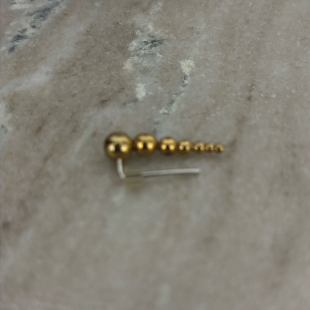 Michael Kors Gold Ball Stud Earrings - Picture 3 of 4